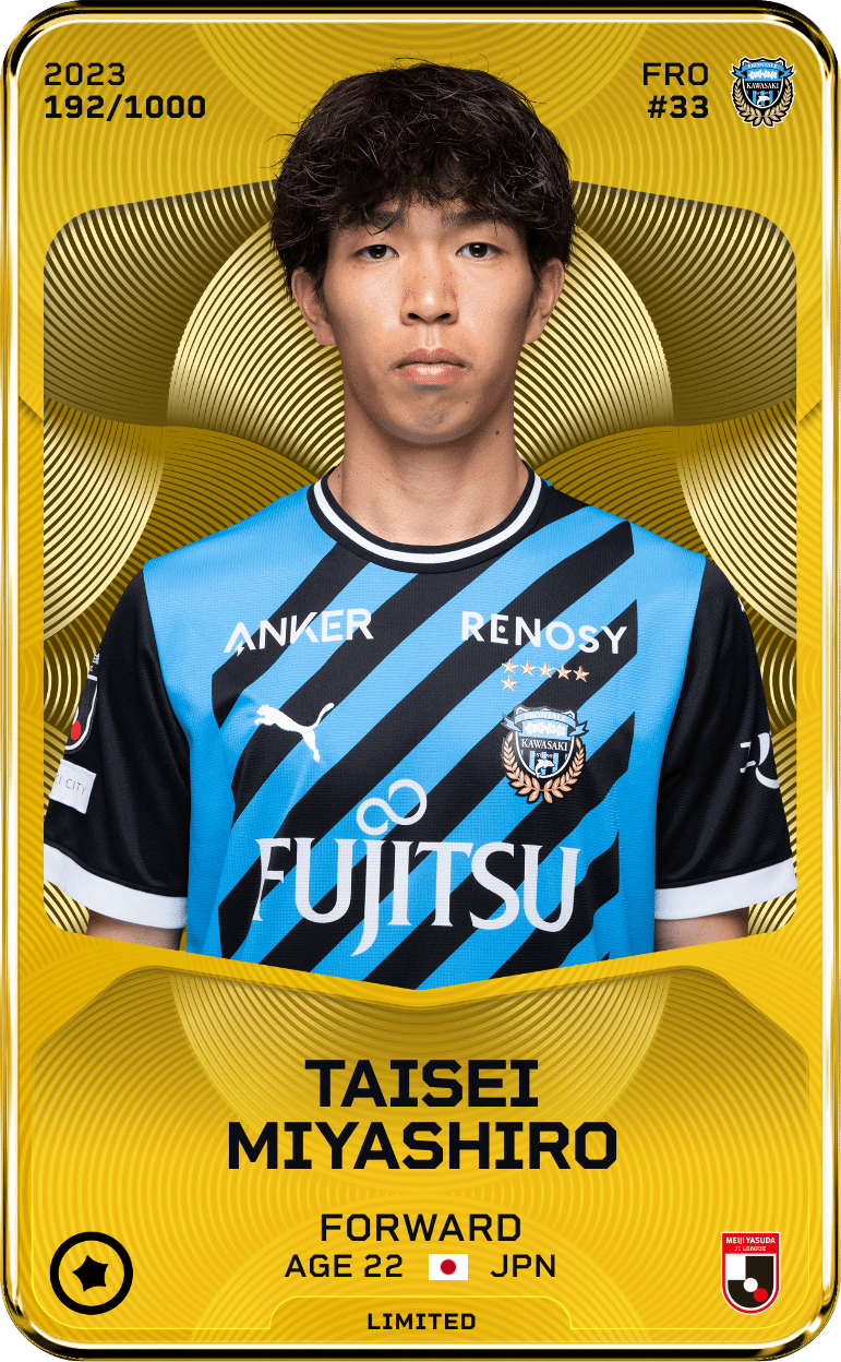 Taisei Miyashiro 2023-24 • Limited 192/1000