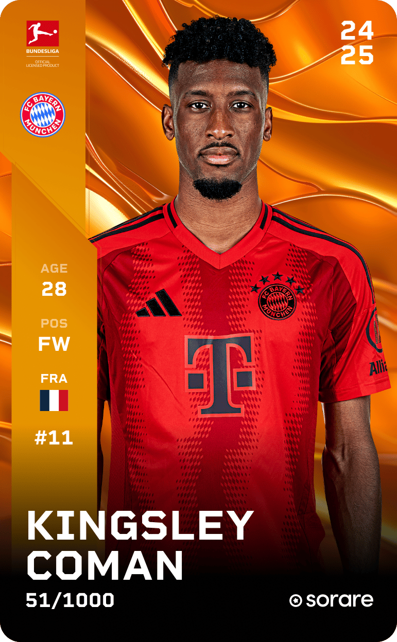 Kingsley Coman 2024-25 • Limited 51/1000