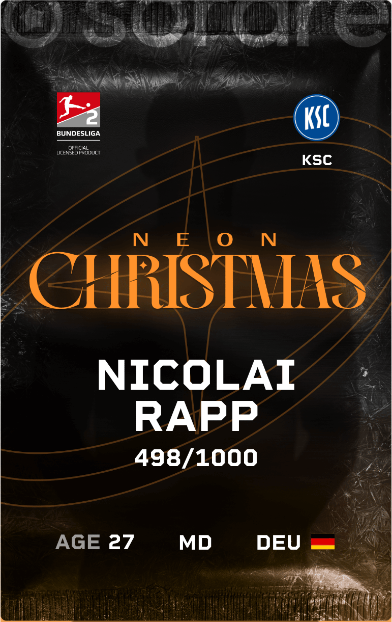 Nicolai Rapp 2024-25 • Limited 498/1000