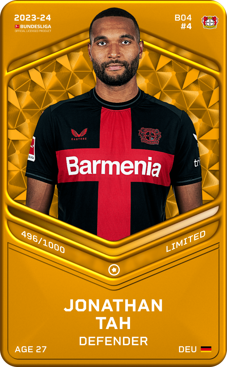 Jonathan Tah 2023-24 • Limited 496/1000