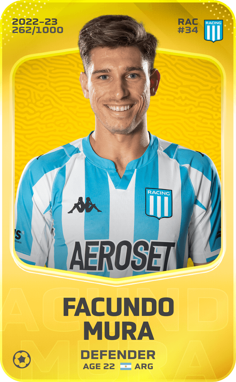 Facundo Mura 2022-23 • Limited 262/1000