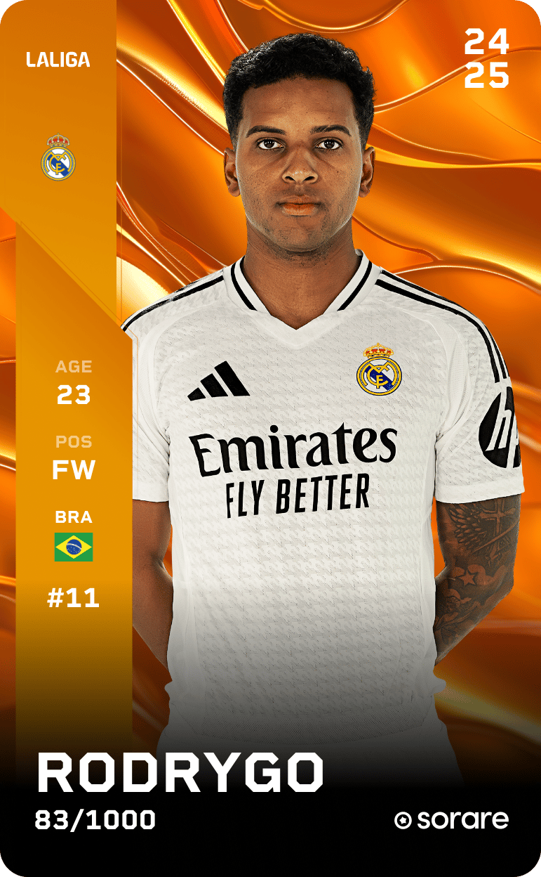 Rodrygo 2024-25 • Limited 83/1000