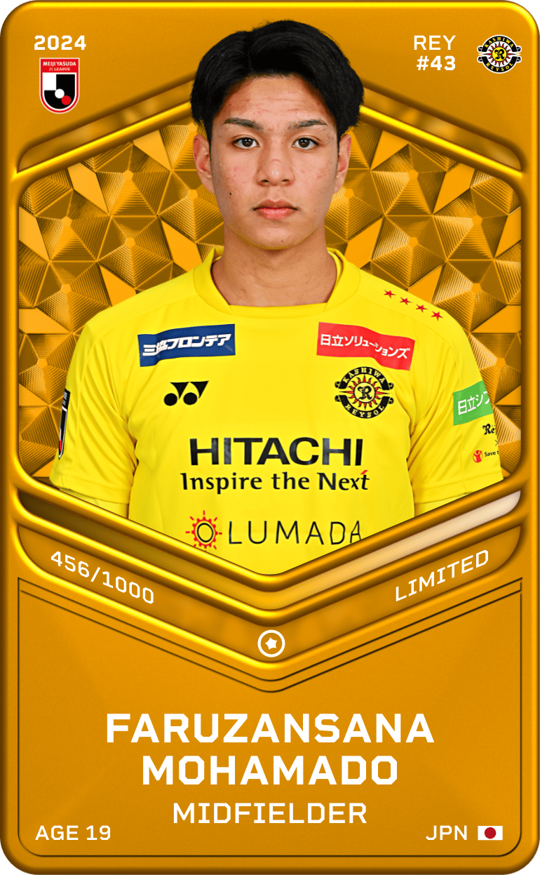 FARUZANSANA MOHAMADO 2024-25 • Limited 456/1000