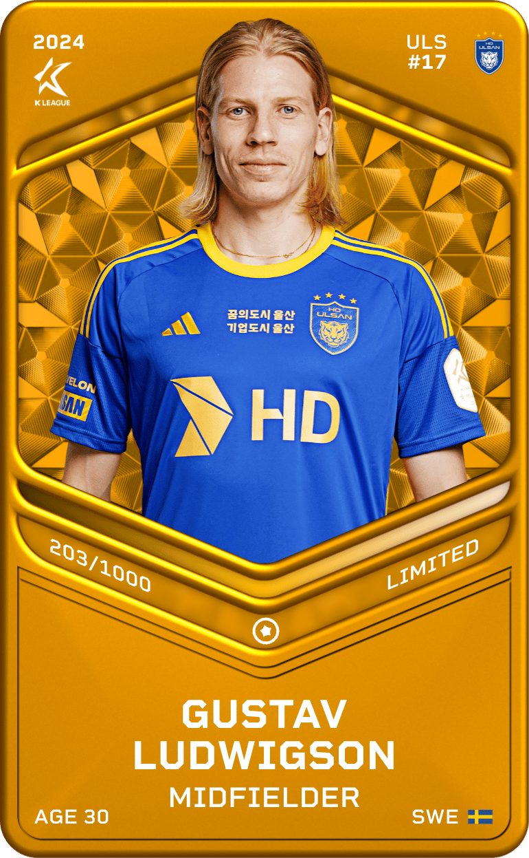 Gustav Ludwigson 2024-25 • Limited 203/1000