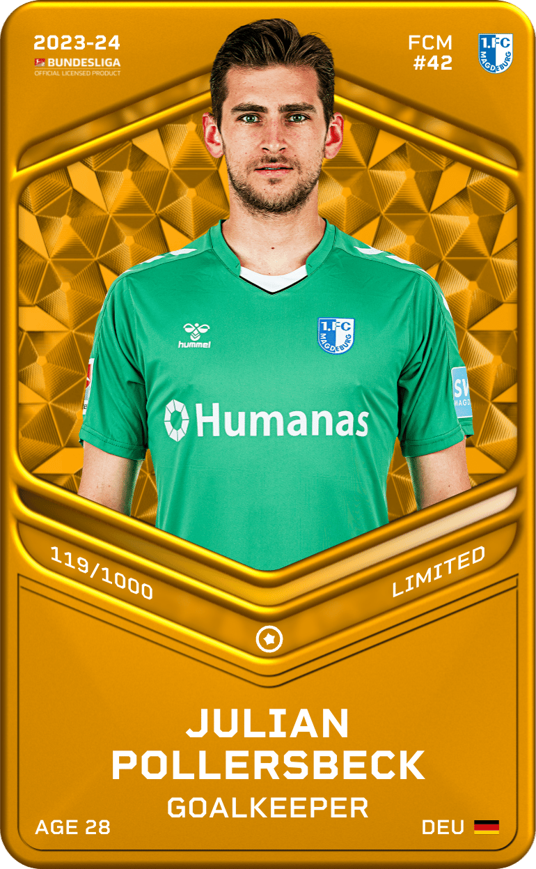 Julian Pollersbeck 2023-24 • Limited 119/1000
