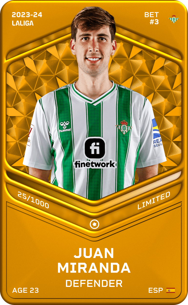 Juan Miranda 2023-24 • Limited 25/1000