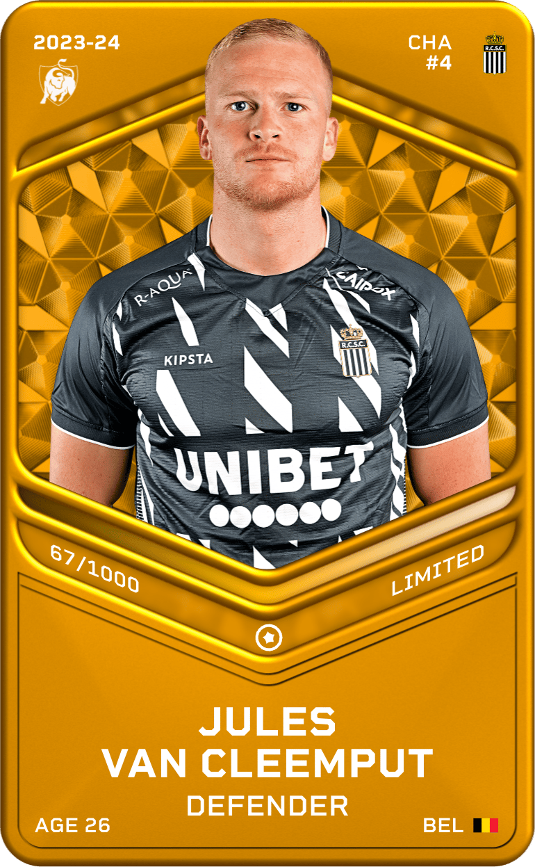 Jules Van Cleemput 2023-24 • Limited 67/1000