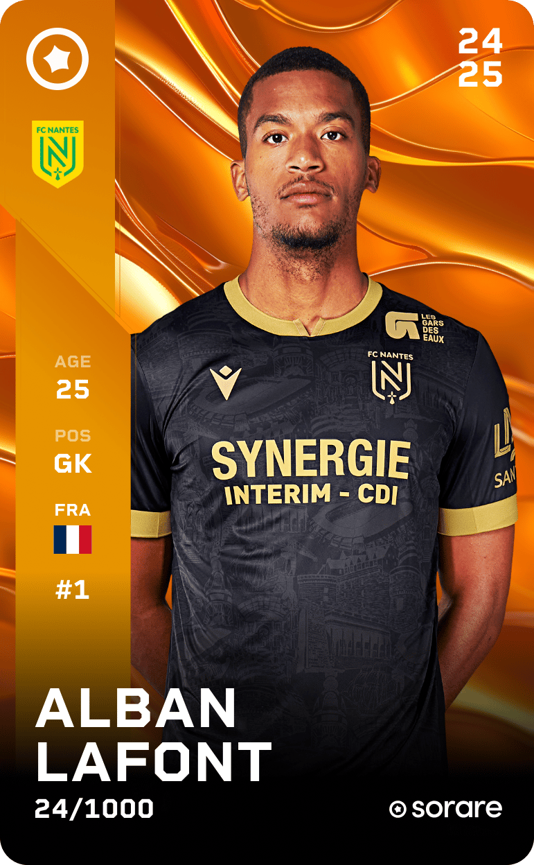 Alban Lafont 2024-25 • Limited 24/1000