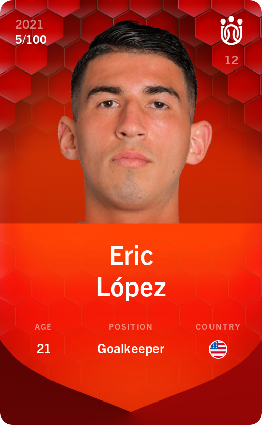 Sorare - Sorare Official - Eric López 2021-22 • Rare 5/100 - NFT # 114101993831507892584056211250796481867356501054597798001882631058508483468830