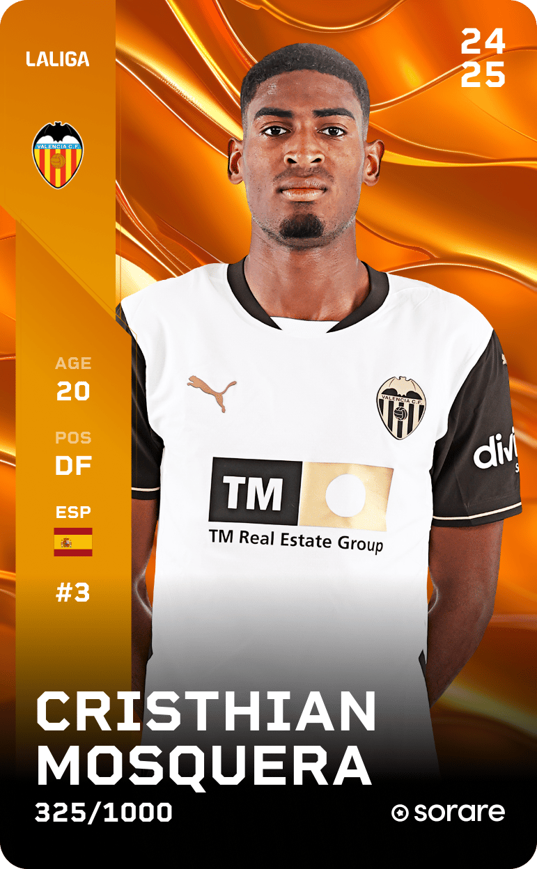 Cristhian Mosquera 2024-25 • Limited 325/1000