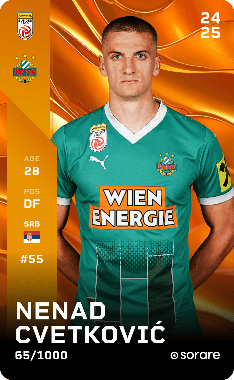 Nenad Cvetković 2024-25 • Limited 65/1000
