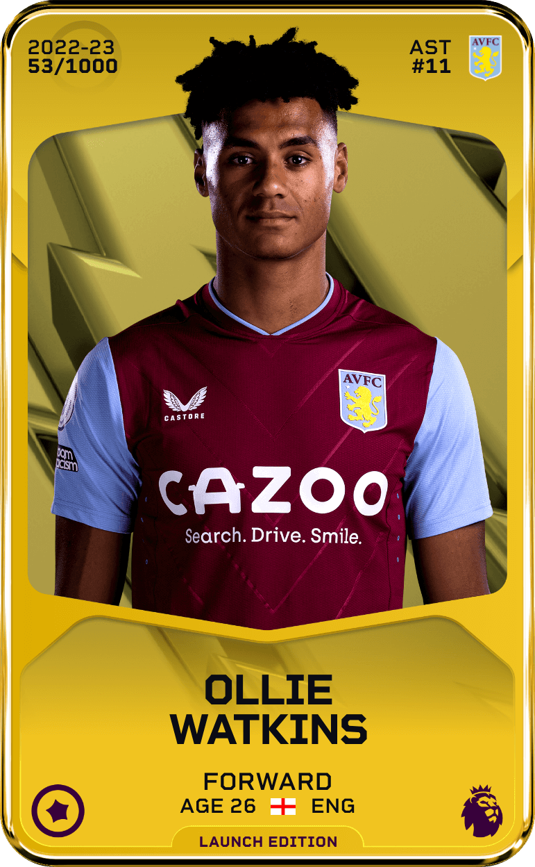 Ollie Watkins 2022-23 • Limited 53/1000
