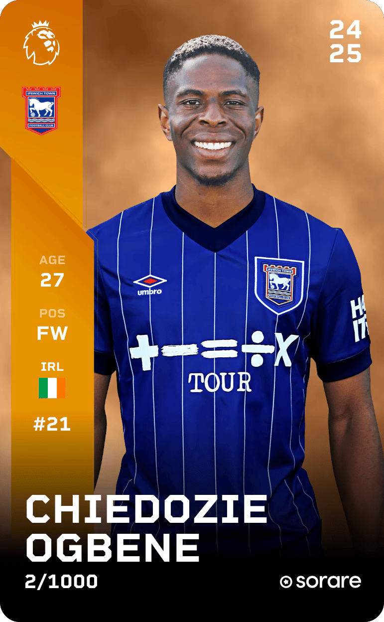 Chiedozie Ogbene 2024-25 • Limited 2/1000
