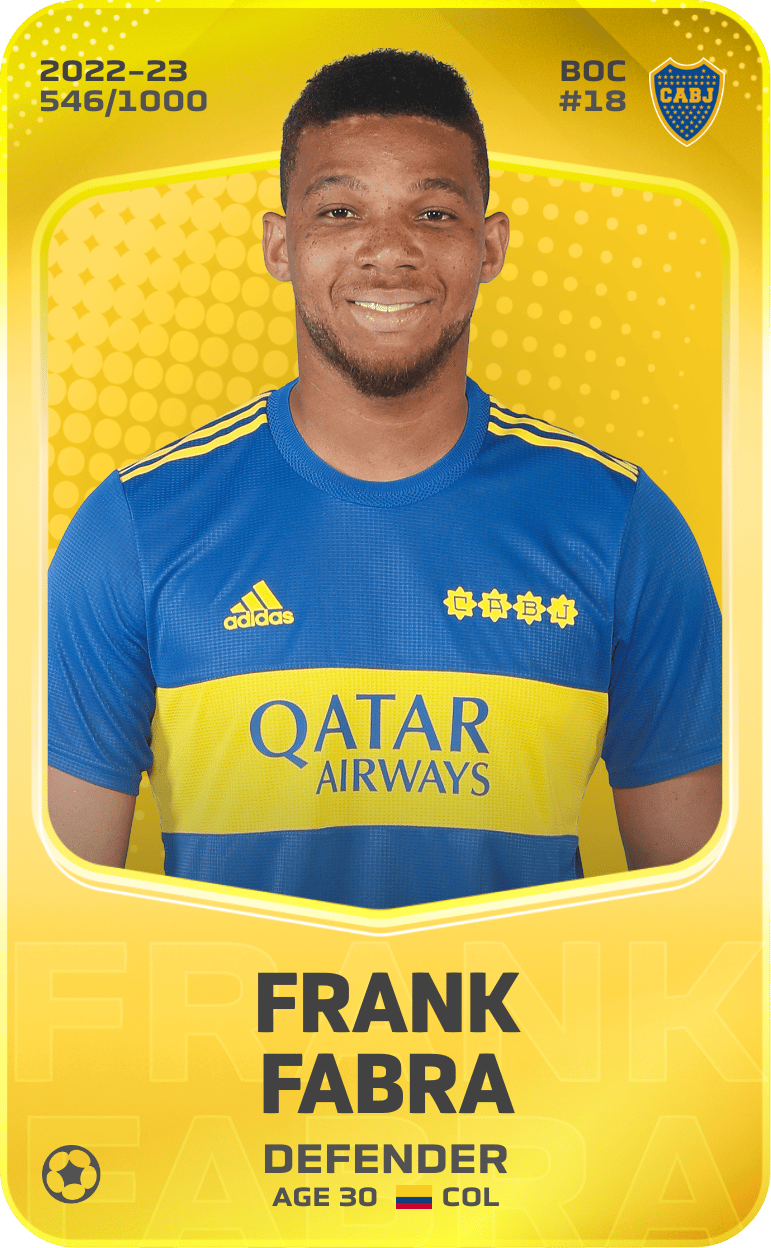 Frank Fabra 2022-23 • Limited 546/1000