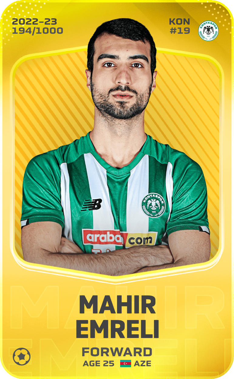 Mahir Emreli 2022-23 • Limited 194/1000