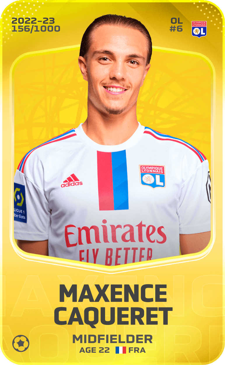 Maxence Caqueret 2022-23 • Limited 156/1000