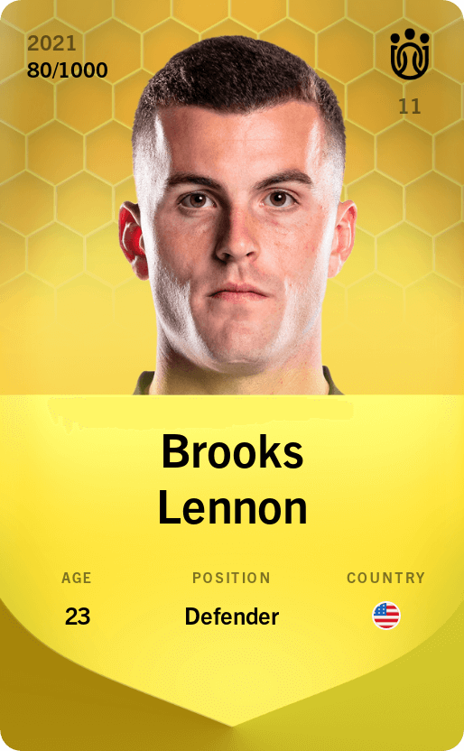 Brooks Lennon 2021-22 • Limited 80/1000
