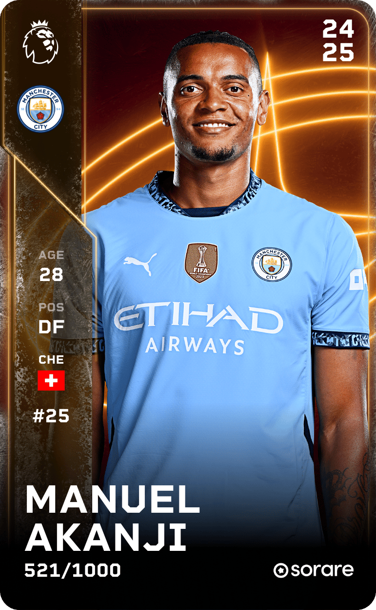 Manuel Akanji 2024-25 • Limited 521/1000