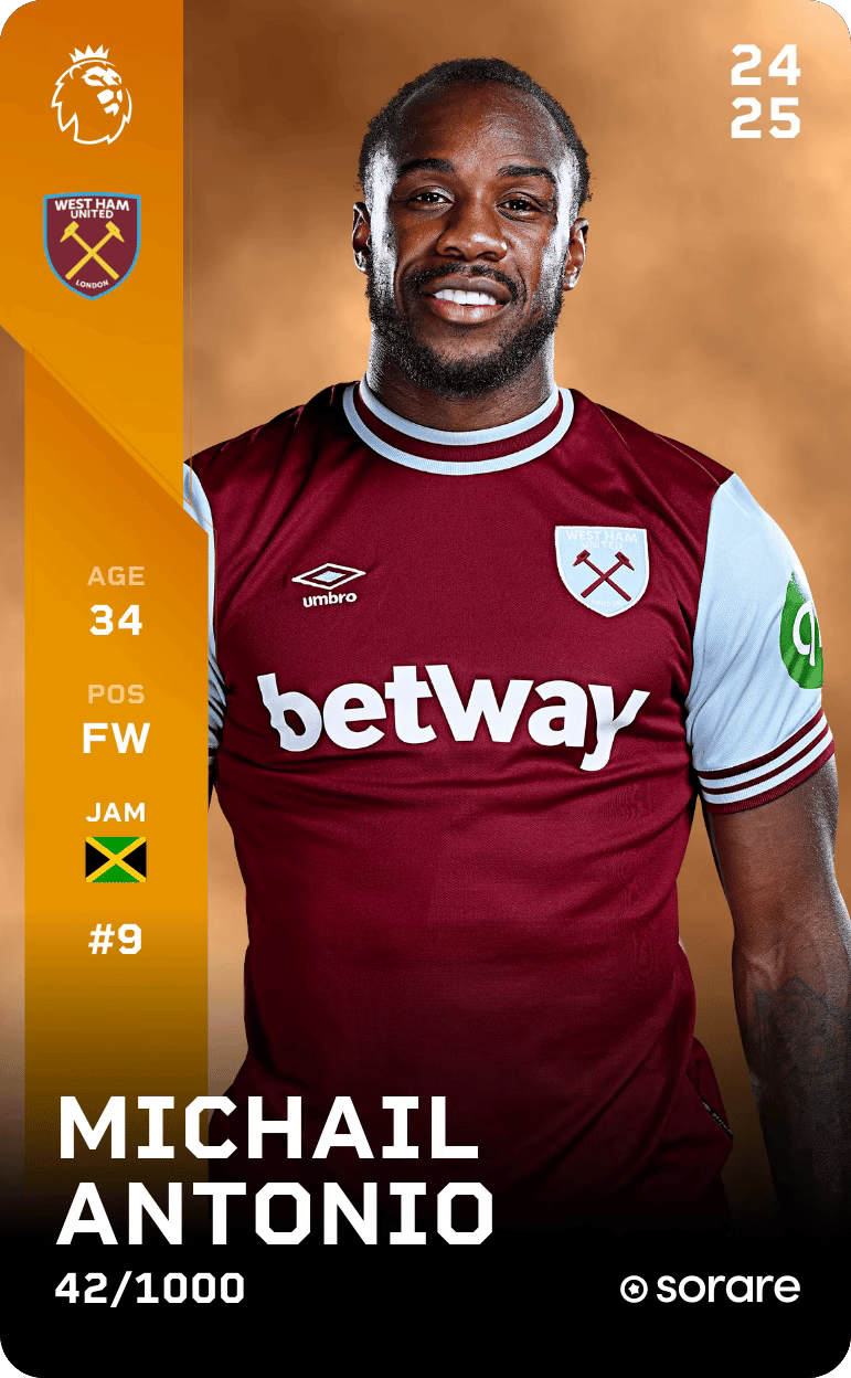 Michail Antonio 2024-25 • Limited 42/1000