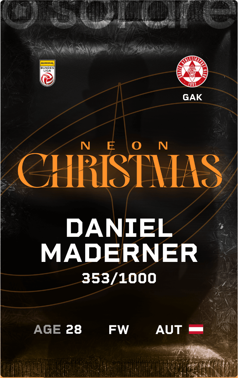 Daniel Maderner 2024-25 • Limited 353/1000