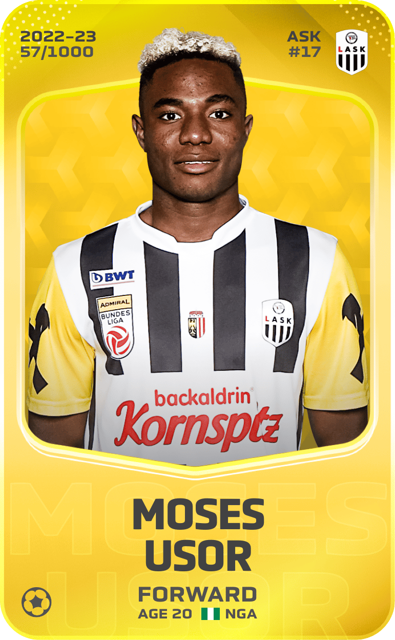 Moses Usor 2022-23 • Limited 57/1000