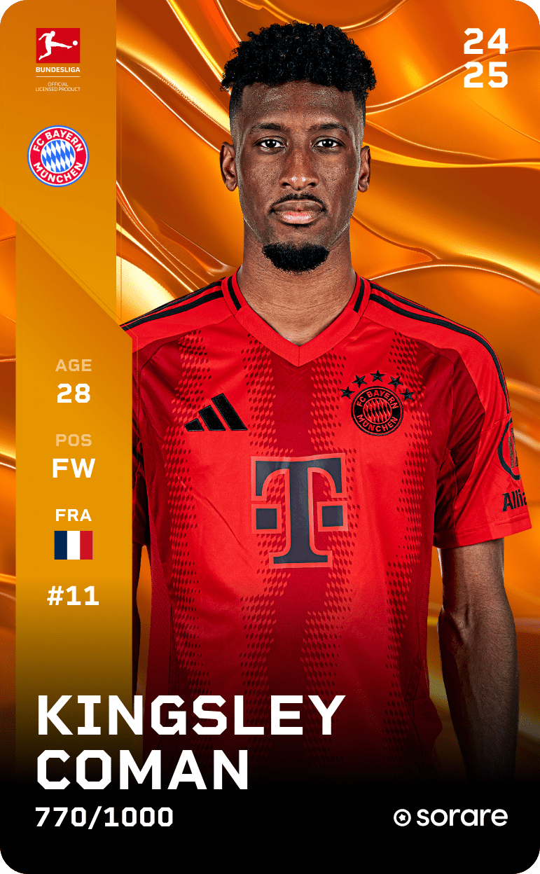 Kingsley Coman 2024-25 • Limited 770/1000