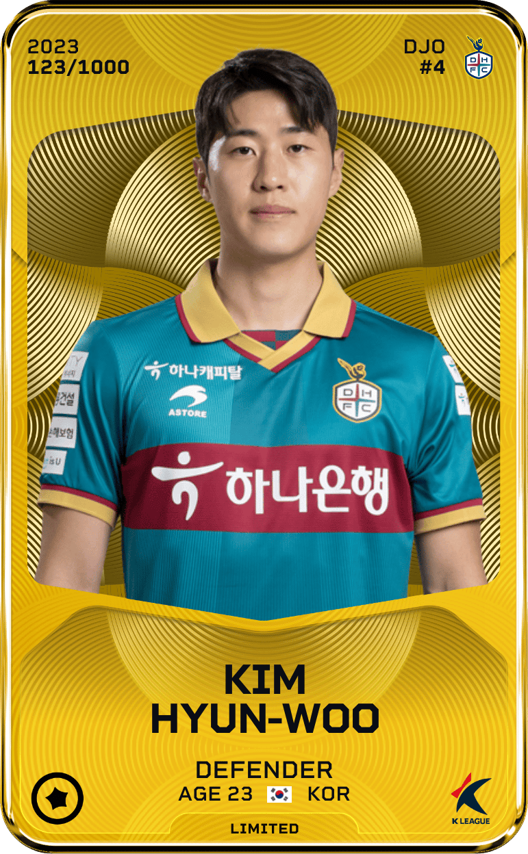 Kim Hyun-Woo 2023-24 • Limited 123/1000