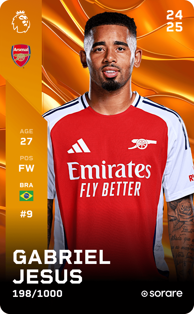 Gabriel Jesus 2024-25 • Limited 198/1000