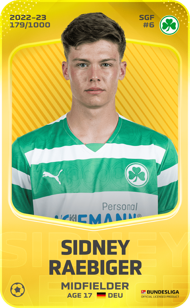 Sidney Raebiger 2022-23 • Limited 179/1000