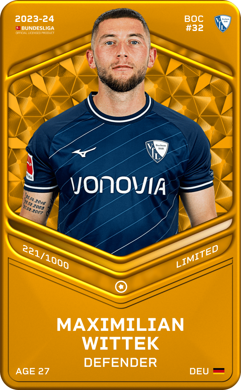Maximilian Wittek 2023-24 • Limited 221/1000