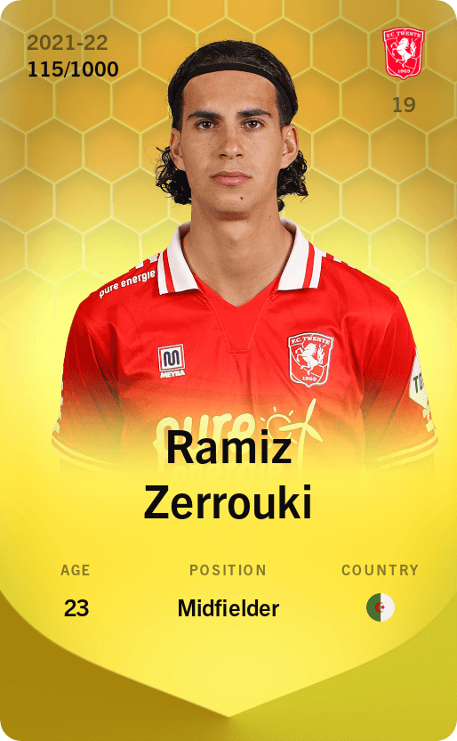 Ramiz Zerrouki 2021-22 • Limited 115/1000