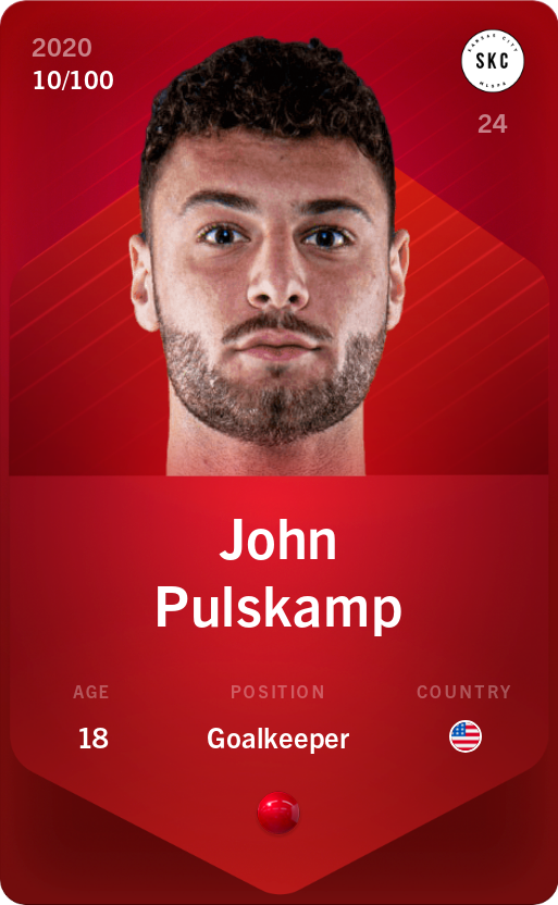 Sorare - Sorare Official - John Pulskamp 2020-21 • Rare 10/100 - NFT # 69220150435205966236799353682132781448828773574806327496731499668716538811929