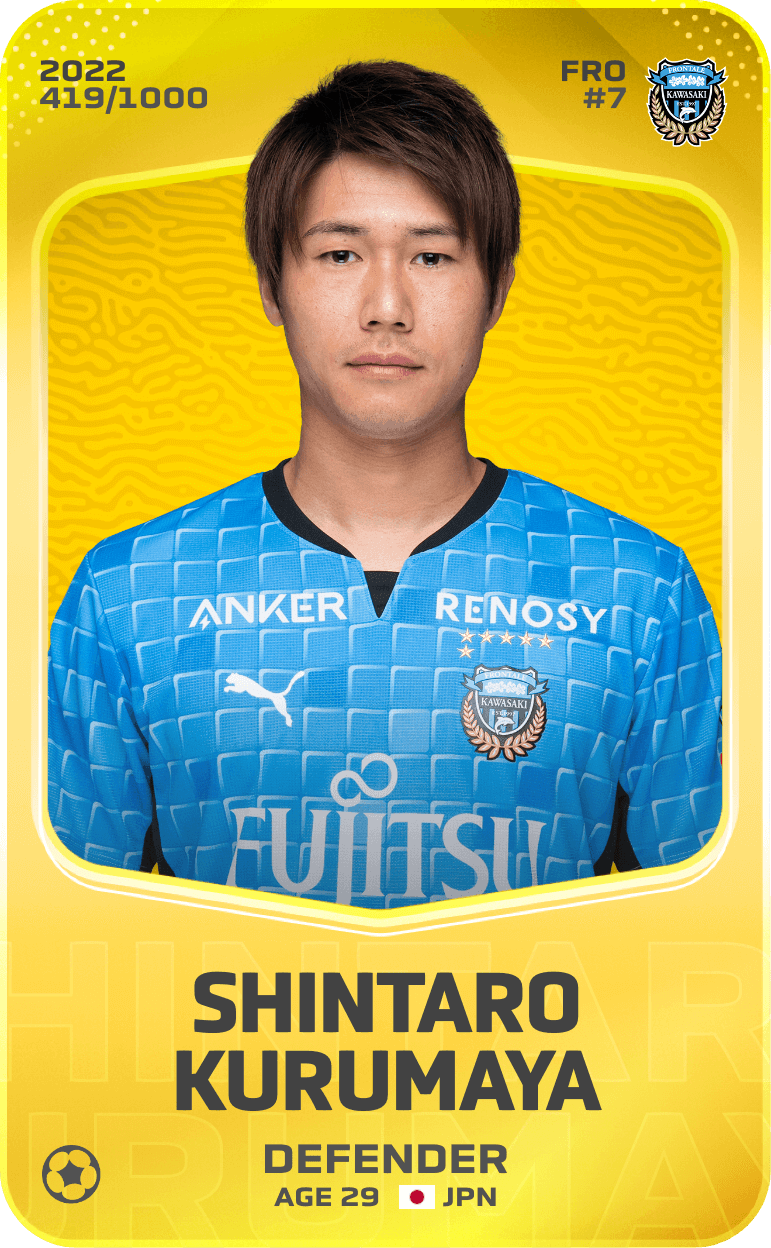 Shintaro Kurumaya 2022-23 • Limited 419/1000