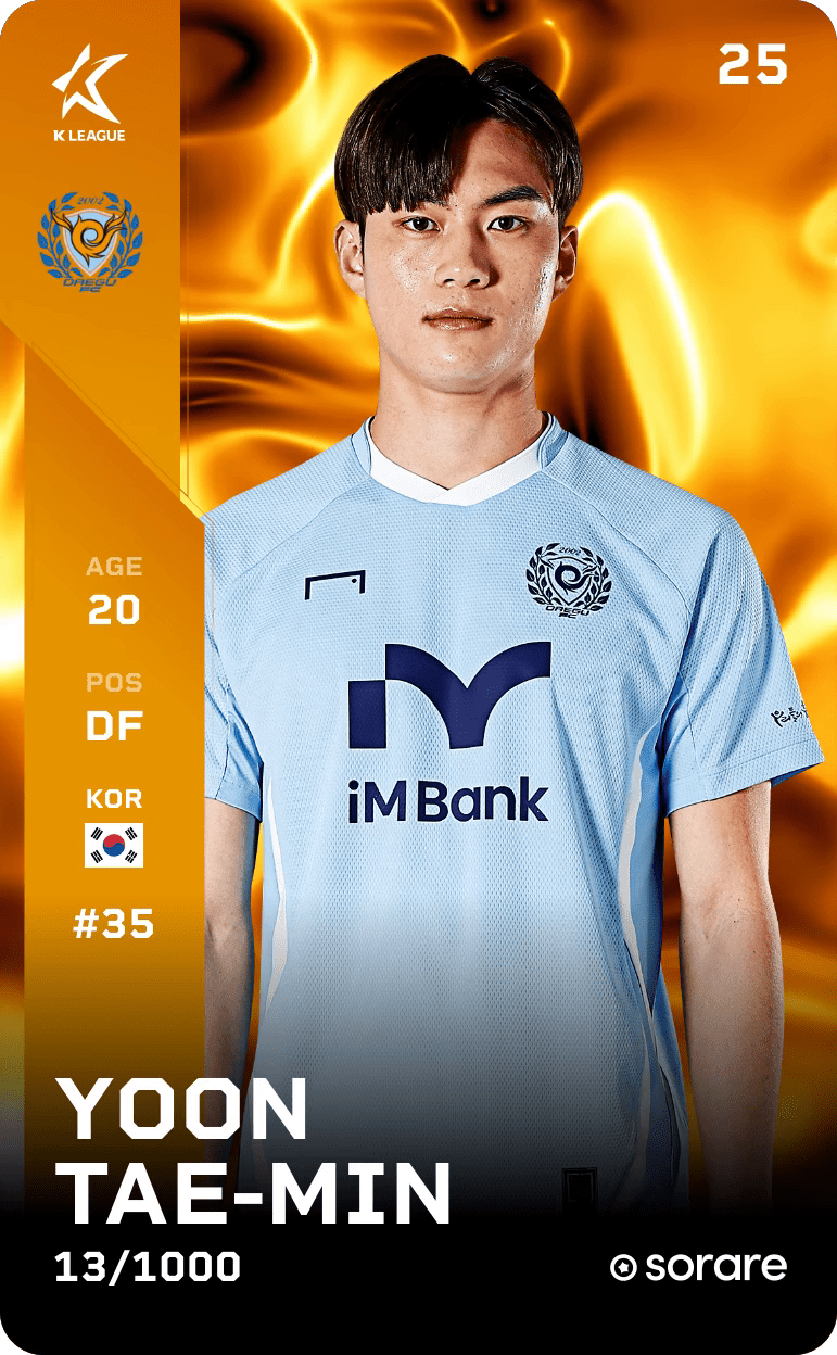 Yun Tae-Min 2025-26 • Limited 13/1000