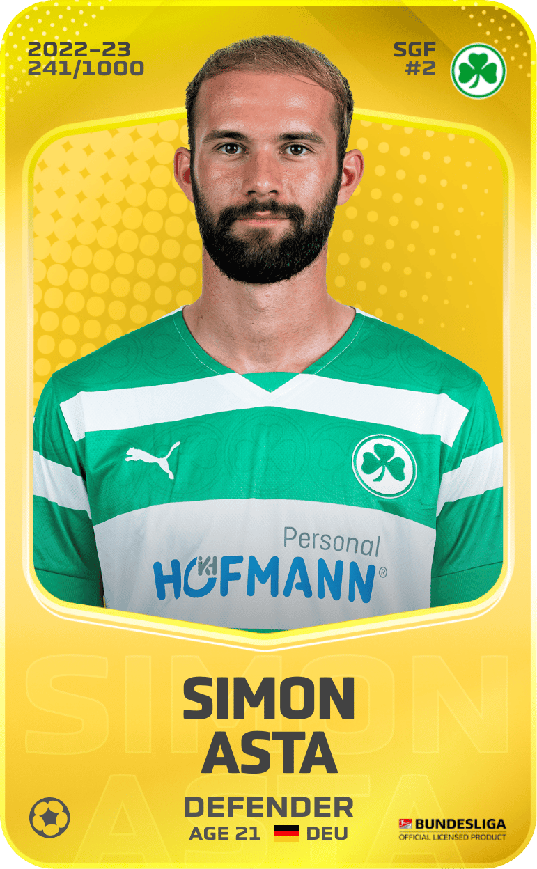 Simon Asta 2022-23 • Limited 241/1000