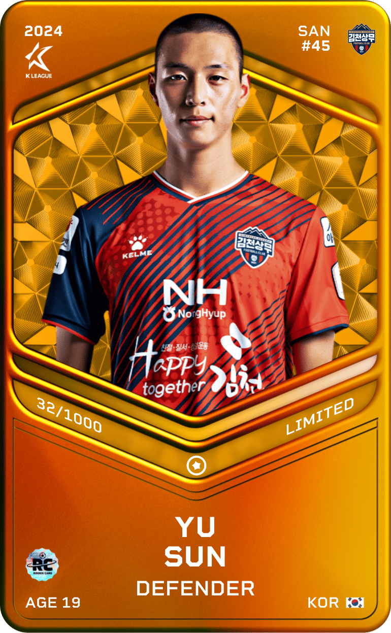 Yu Sun 2024-25 • Limited 32/1000