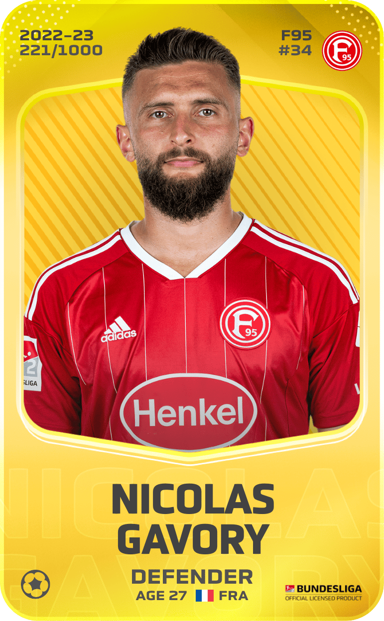 Nicolas Gavory 2022-23 • Limited 221/1000