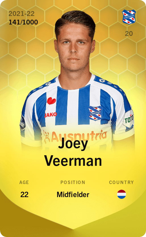 Joey Veerman 2021-22 • Limited 141/1000