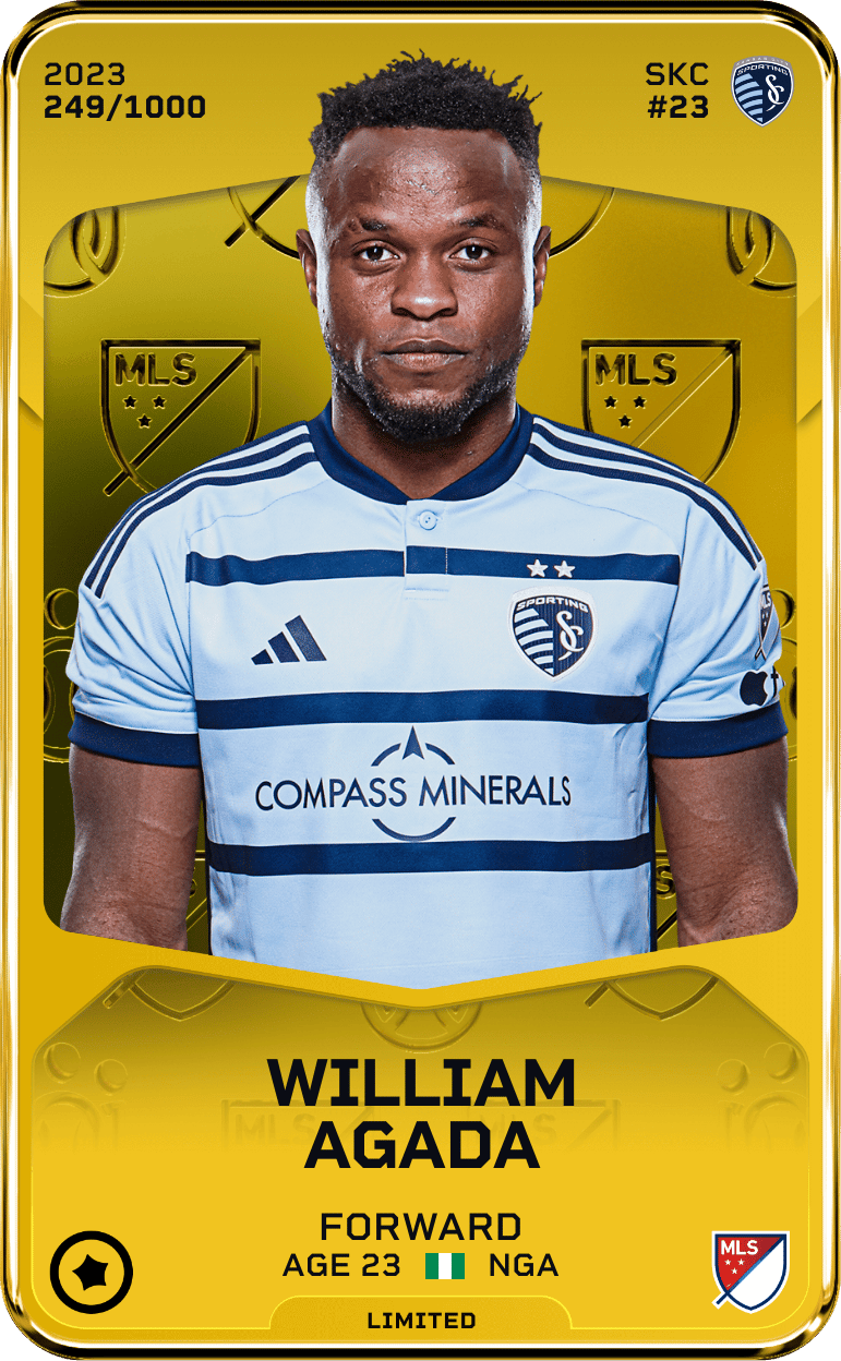 William Agada 2023-24 • Limited 249/1000