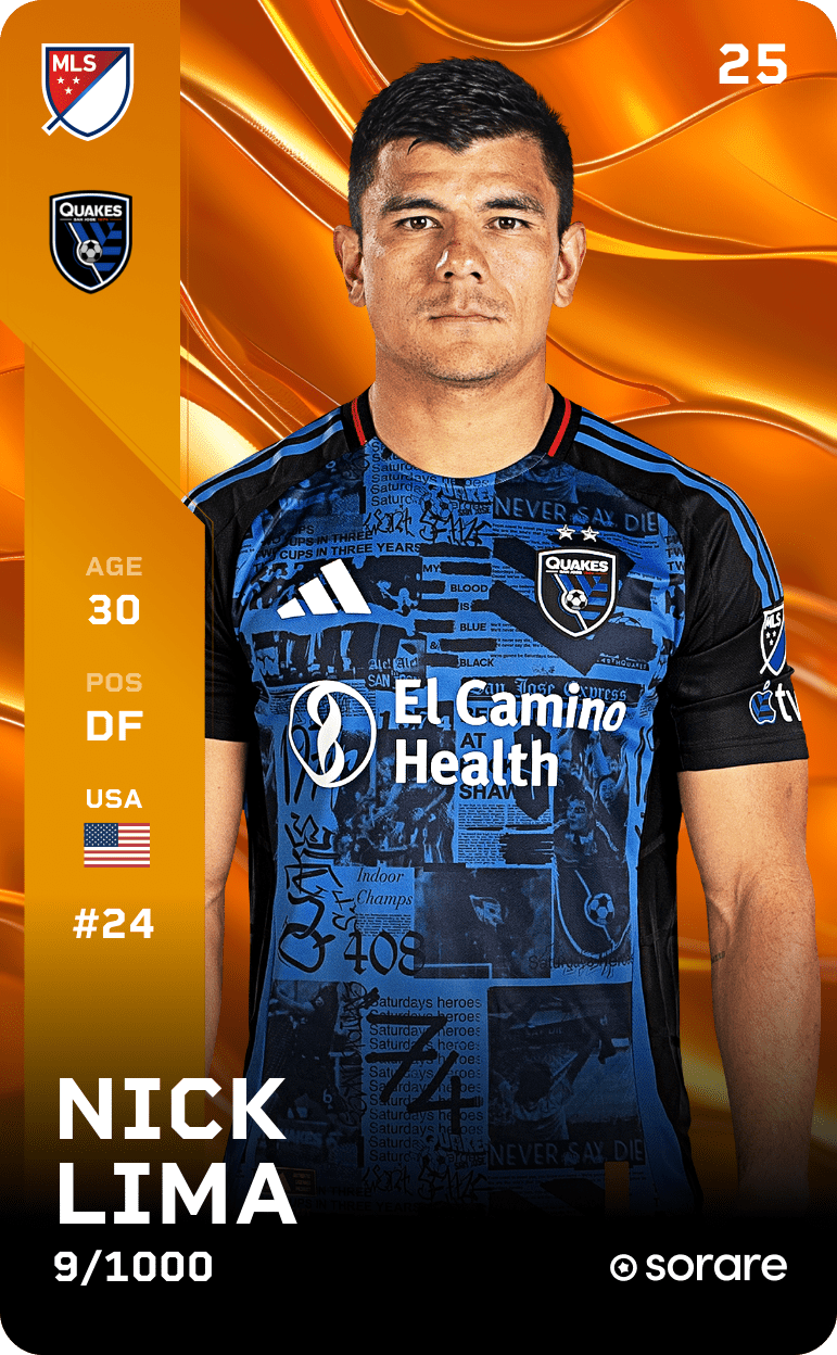Nick Lima 2025-26 • Limited 9/1000
