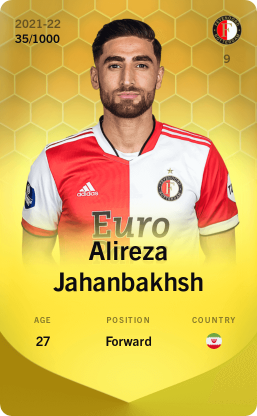 Alireza Jahanbakhsh 2021-22 • Limited 35/1000