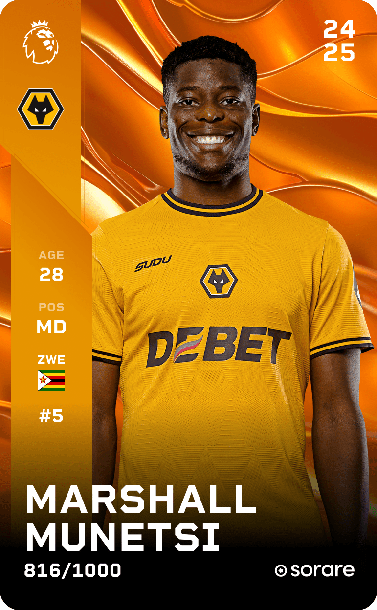 Marshall Munetsi 2024-25 • Limited 816/1000