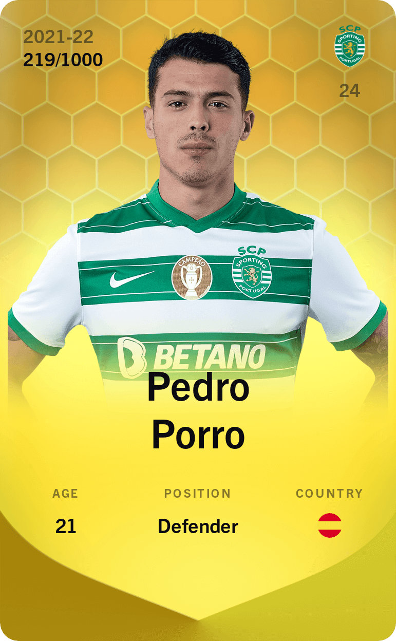 Pedro Porro 2021-22 • Limited 219/1000