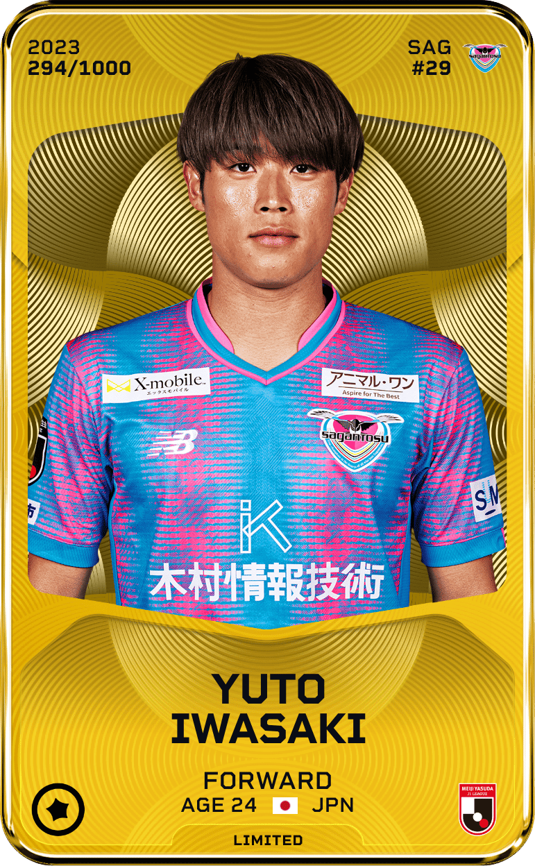 Yuto Iwasaki 2023-24 • Limited 294/1000