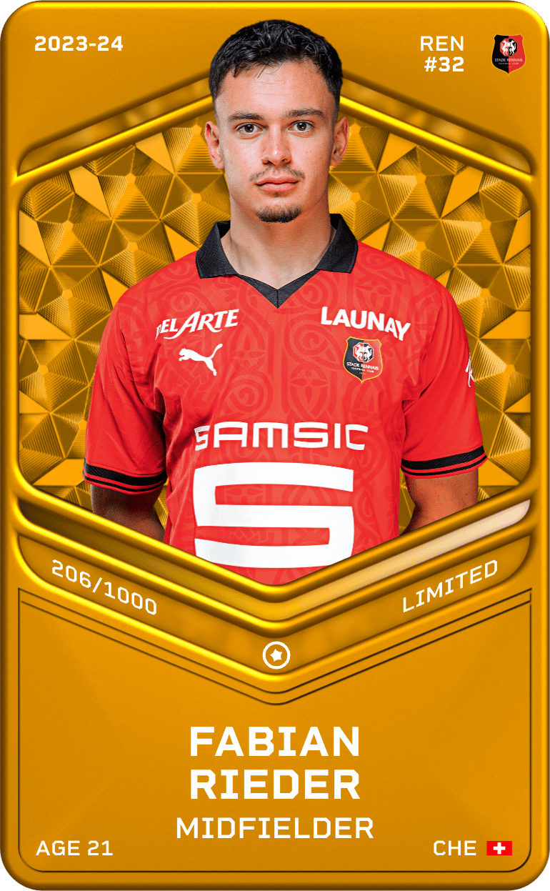 Fabian Rieder 2023-24 • Limited 206/1000