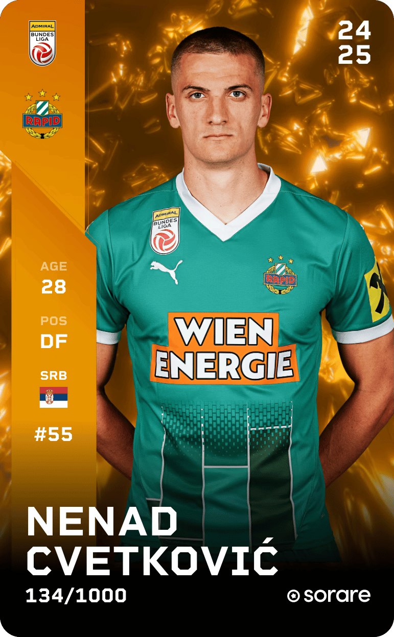 Nenad Cvetković 2024-25 • Limited 134/1000