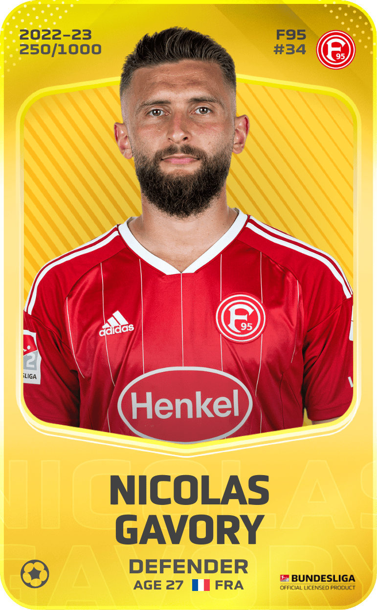 Nicolas Gavory 2022-23 • Limited 250/1000