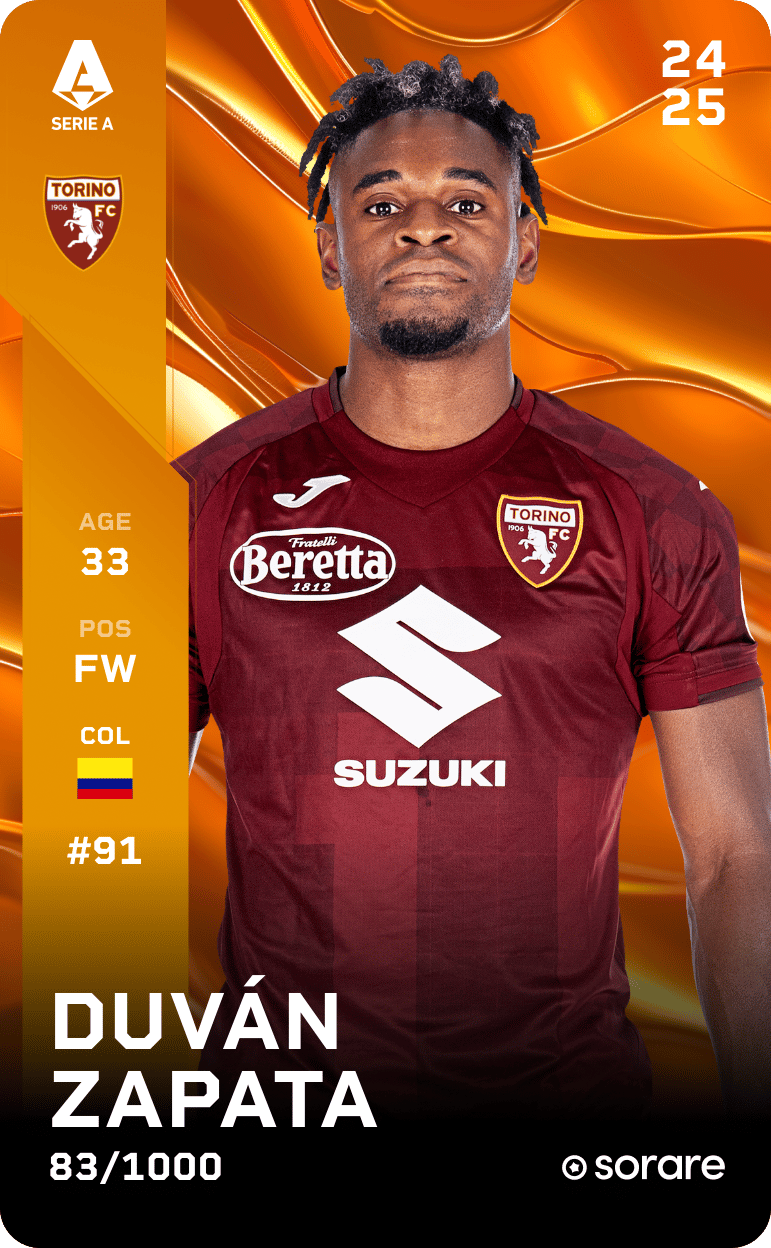 Duván Zapata 2024-25 • Limited 83/1000