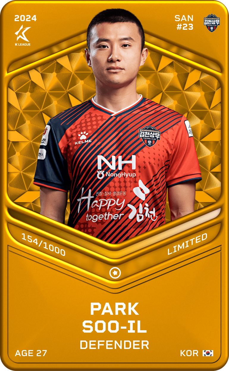 Park Soo-Il 2024-25 • Limited 154/1000