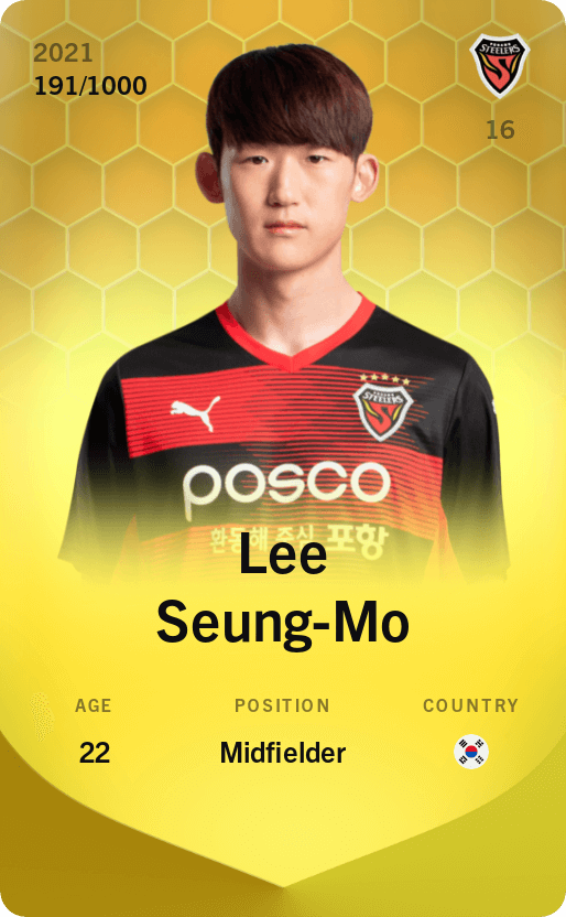 Lee Seung-Mo 2021-22 • Limited 191/1000